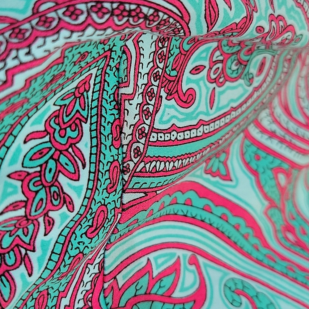 Jones New York Paisley Button Up Shirt Top Blouse Signature Woman 3X - Picture 7 of 9